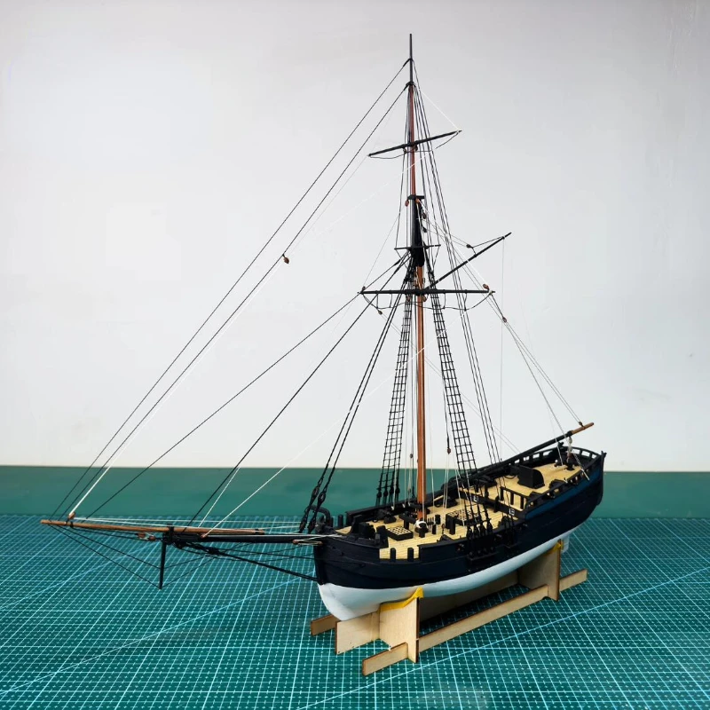 Wooden Sailing Ship Model 1/72 Provence 1776 Ancient Sailing Ship Model Assembly Kit