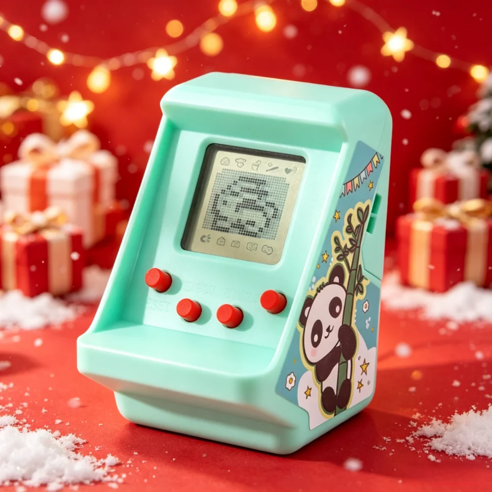 1/3/5 PCS Jeu de simulation d'élevage d'animaux virtuels rétro de poche, Apparence mini-arcade, Cadeau de Noël décontracté et agréable pour les loisirs.