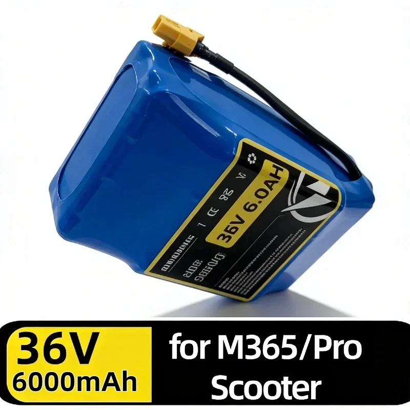 

Aleaivy 36V 4.4Ah Extra Expansion Rechargeable Lithium Ion Battery with Cable Kit for Xiaomi M365 Pro Scooter Power Upgrade