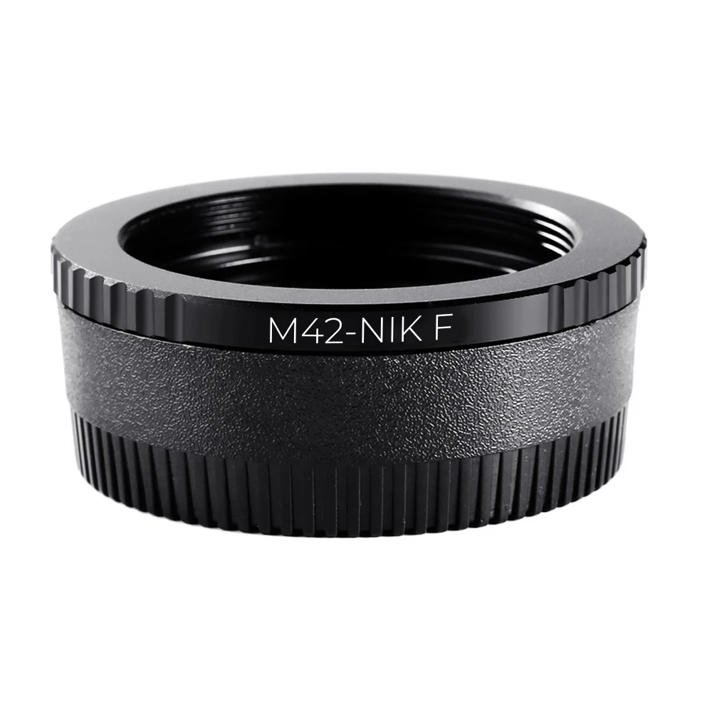 K&F Concept Lens Adapter Ring M42 Lens to Nikon Mount Adapter with Glass Cap for Nikon AI F D5100 D700 D300 D800 D90 DSLR Camera