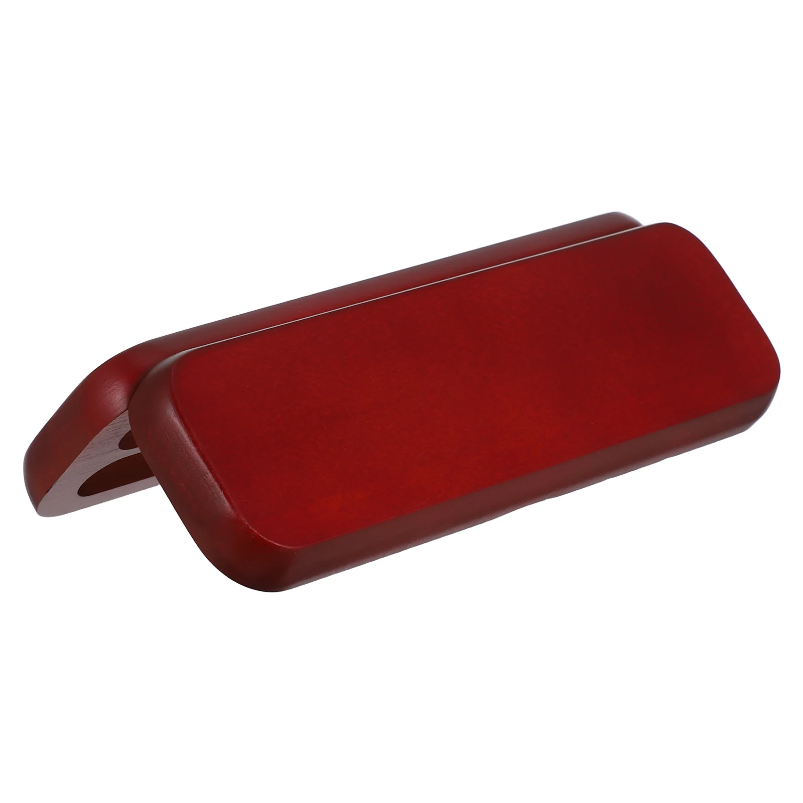 

Pencil Case Double Slot Wooden Box Handmade Desktop Jewelry Storage Vintage Office Necklace