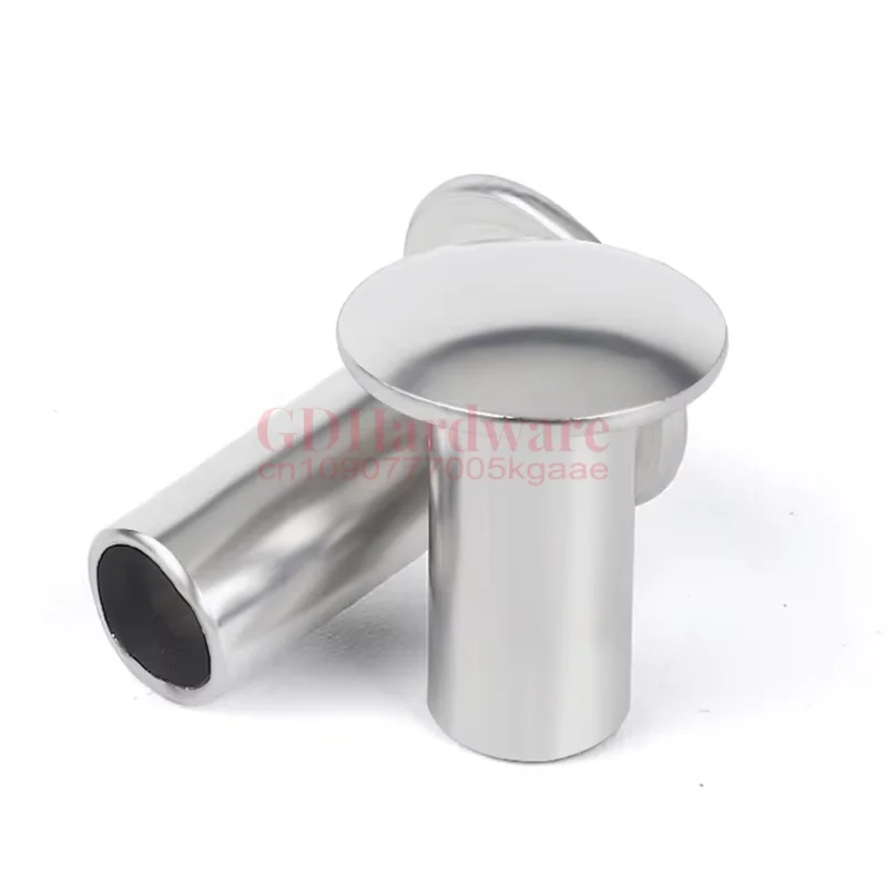 M4 M4.5 M5 M6 M8 M10 304 Stainless Steel Oval Head Semi-Tubular Rivets Round Head Half Hollow Shank GB873