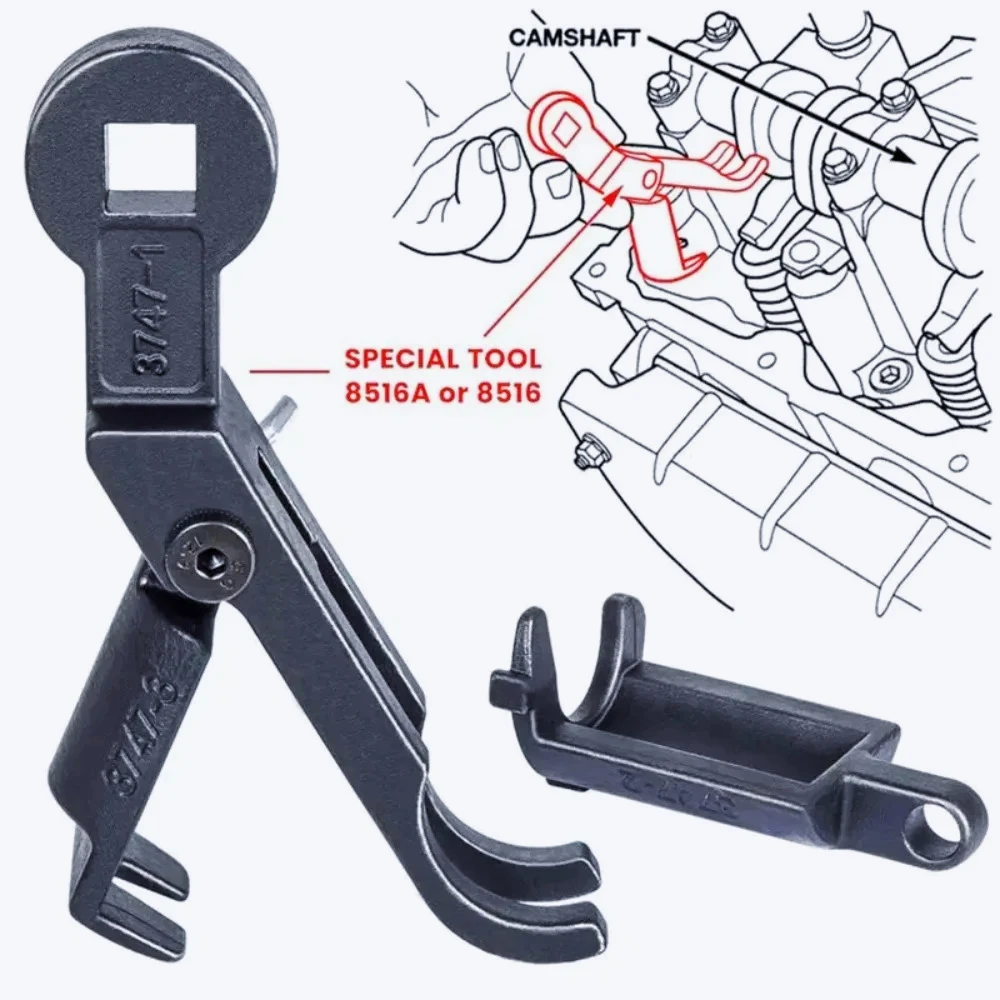 

Инструмент для снятия и установки клапанов DB-Rocker Remover Installer и компрессор пружин клапанов для двигателей Dodge Jeep 3.7L и 4.7L, ключ для пружин клапанов