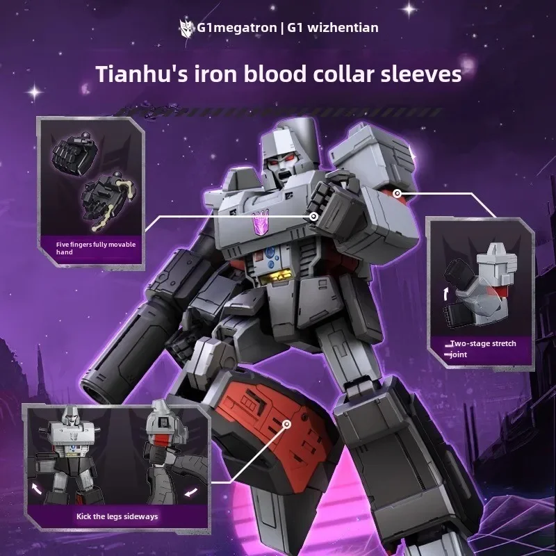 ของแท้ Blokees Transformers Megatron Optimus Prime Creative Joint movable ของเล่นรุ่นคลาสสิกรูปร่างดูสูงของขวัญสําหรับชาย