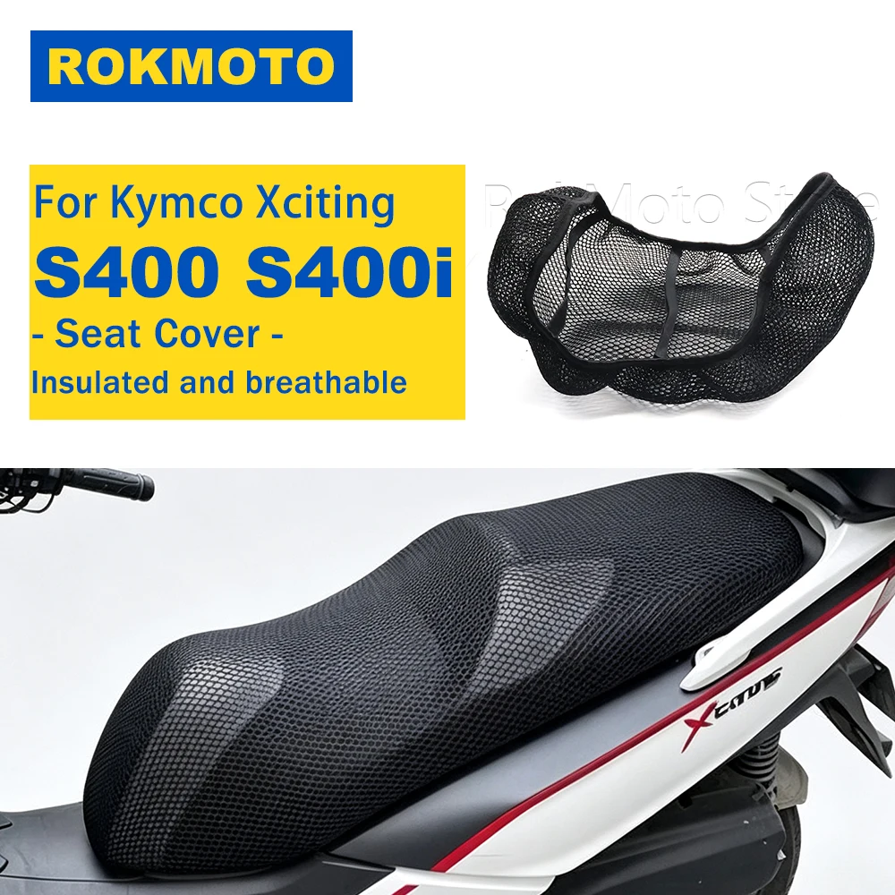 For Kymco Xciting S400 S400i S400 i Motorcycle Protecting Cushion Seat Cover Breathable Comfortable 3D Mesh Seat Cover
