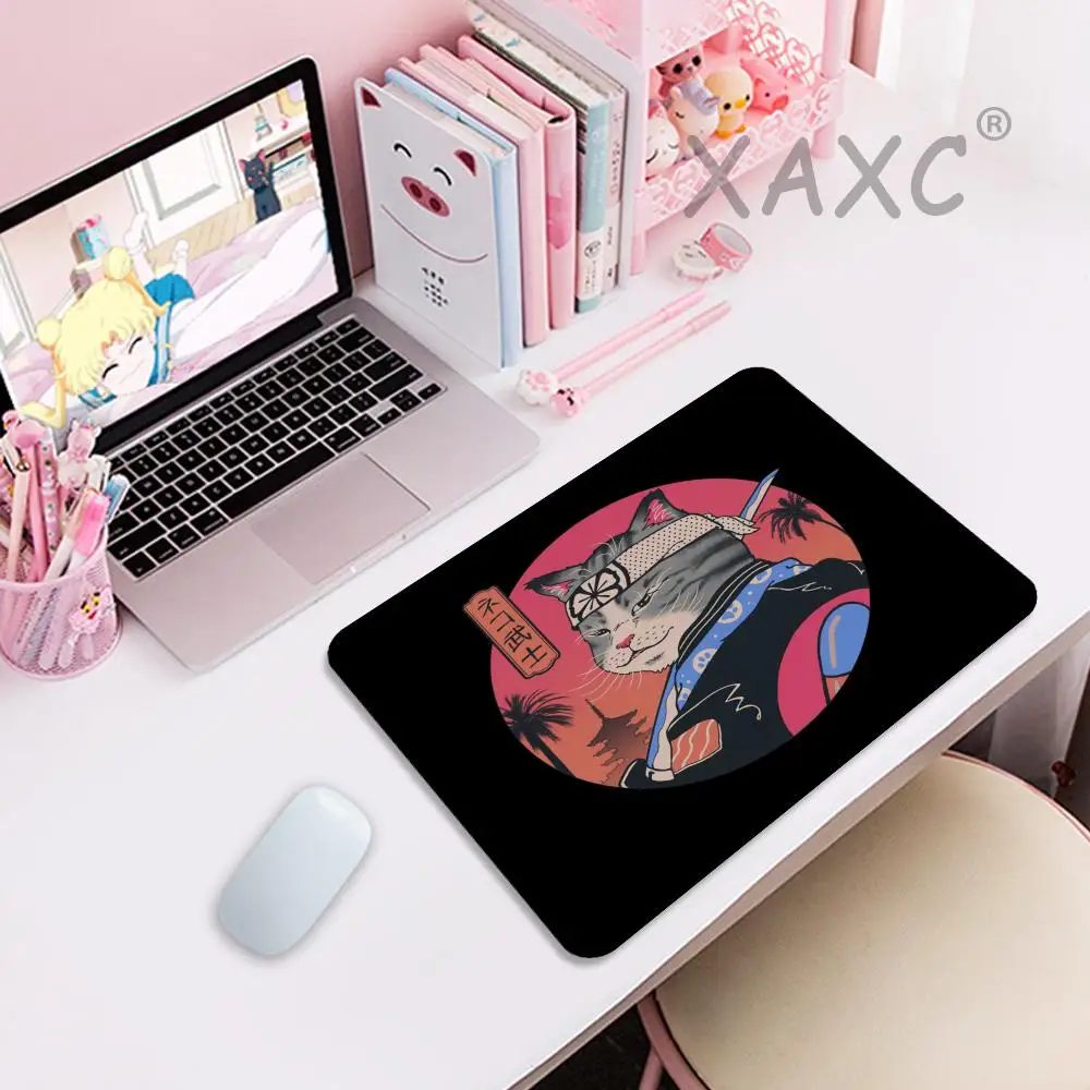 

Wuxia Cat Mouse Pad Small Desk Mat Office Little Mousepad Best Design XS Mouse Mat High Quality Office 20x25cm Desk Pad