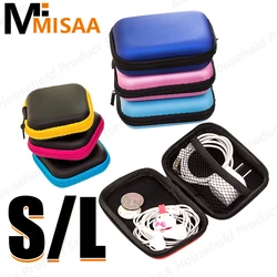 Mini Earphone Storage Boxes Bag Outdoor Travel Key Mobile Phone Data Cable Charger Storage Box Digital Home Small Item Storage