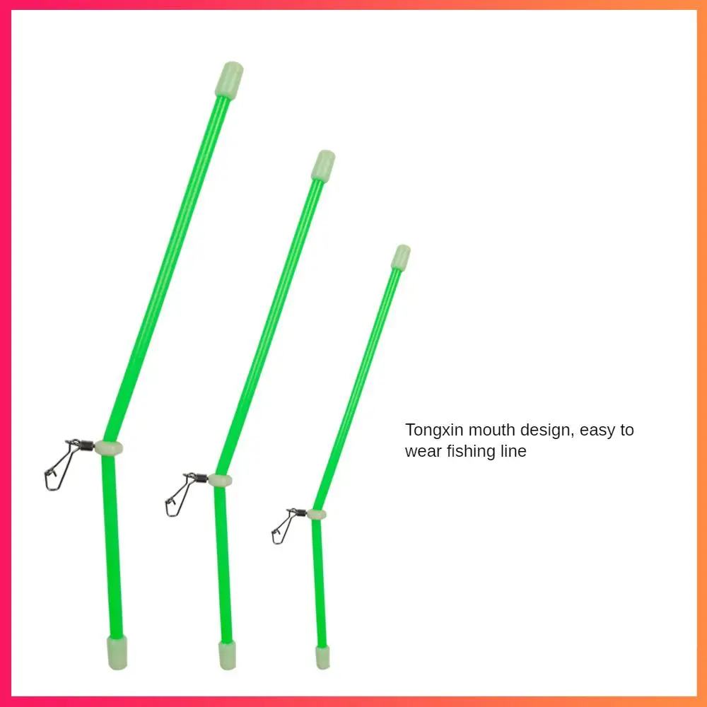 20/5pcs Sea Fishing Anti-Tangle Feeder Boom Booms With Snaps L Shape Fishing Balance Connector 7/10/12/15/20/25cm Plastics Tube