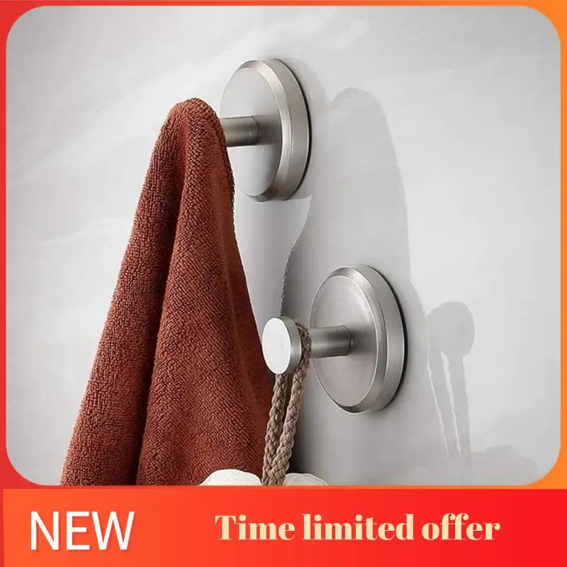 

4 Piece No-Drill Hooks Bathroom Glass Door Wall 304 Clothes Hook Metal Hook Bathroom Towel Clothes,Gold