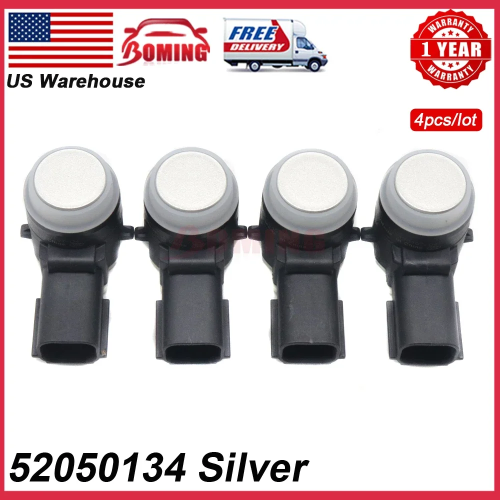 4PCS New Car PDC Parking Sensor 52050134 For Chevrolet Tahoe Buick Regal Cadillac XTS CTS GMC Yukon Sierra 1500 52019545