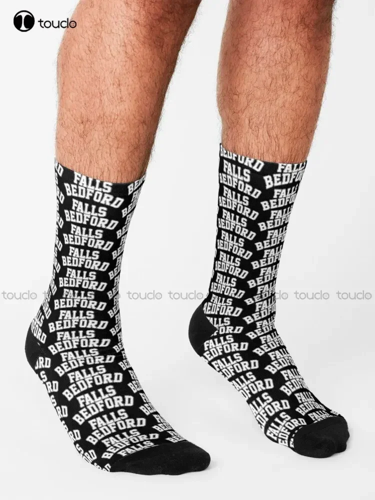 Bedford Falls It'S A Wonderful Life Socks Work Socks Personalized Custom Unisex Adult Teen Youth Socks 360° Digital Print