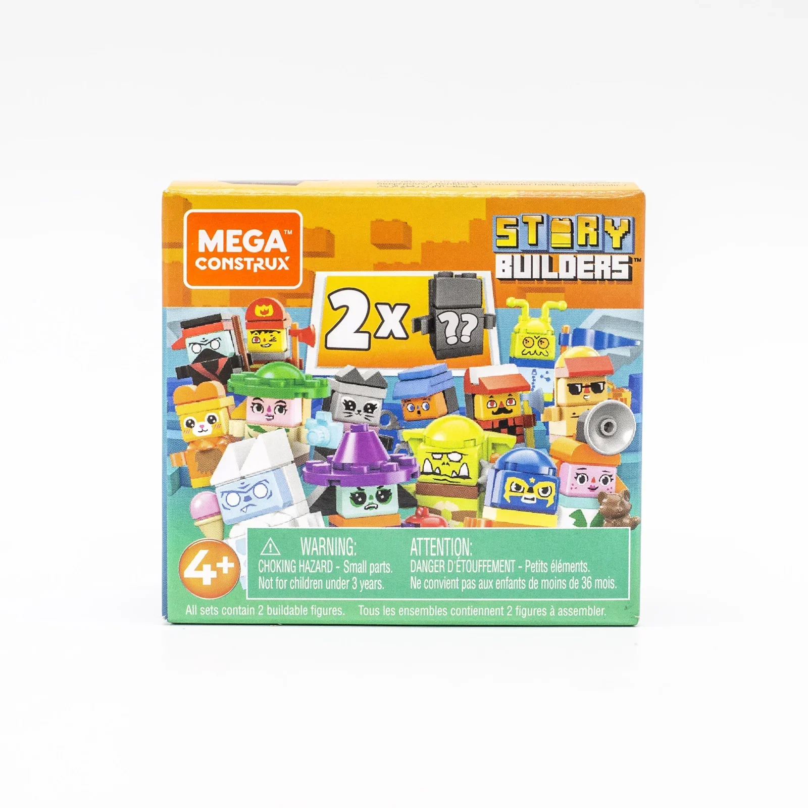 Megas Bloks Construx Story Builders 2x Mysterious Blind Box Gifts Toy Model Anime Figures Collect Ornaments