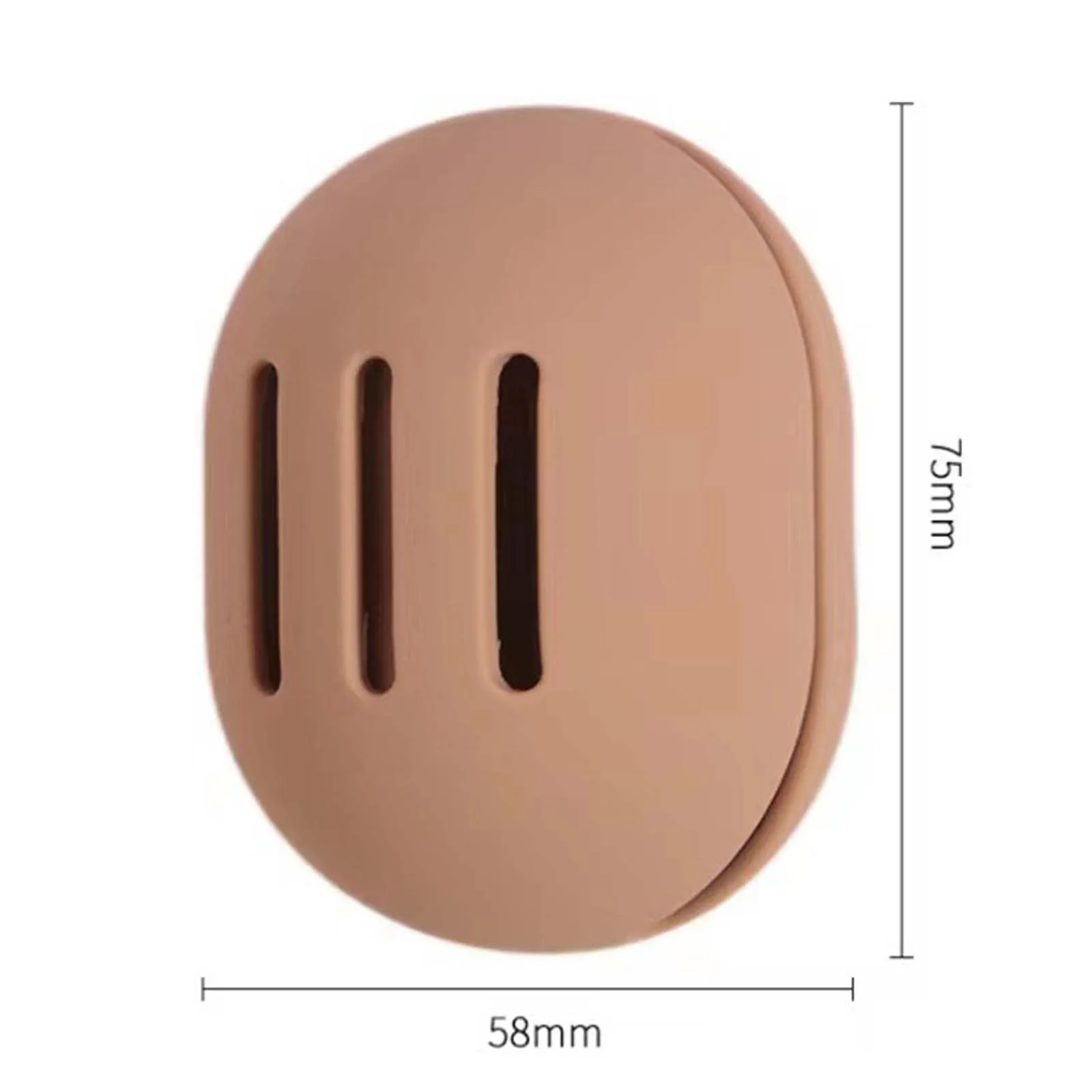 Boîte de rangement en silicone pour éponge de beauté, support de séchage pour houppette de maquillage en forme d'œuf