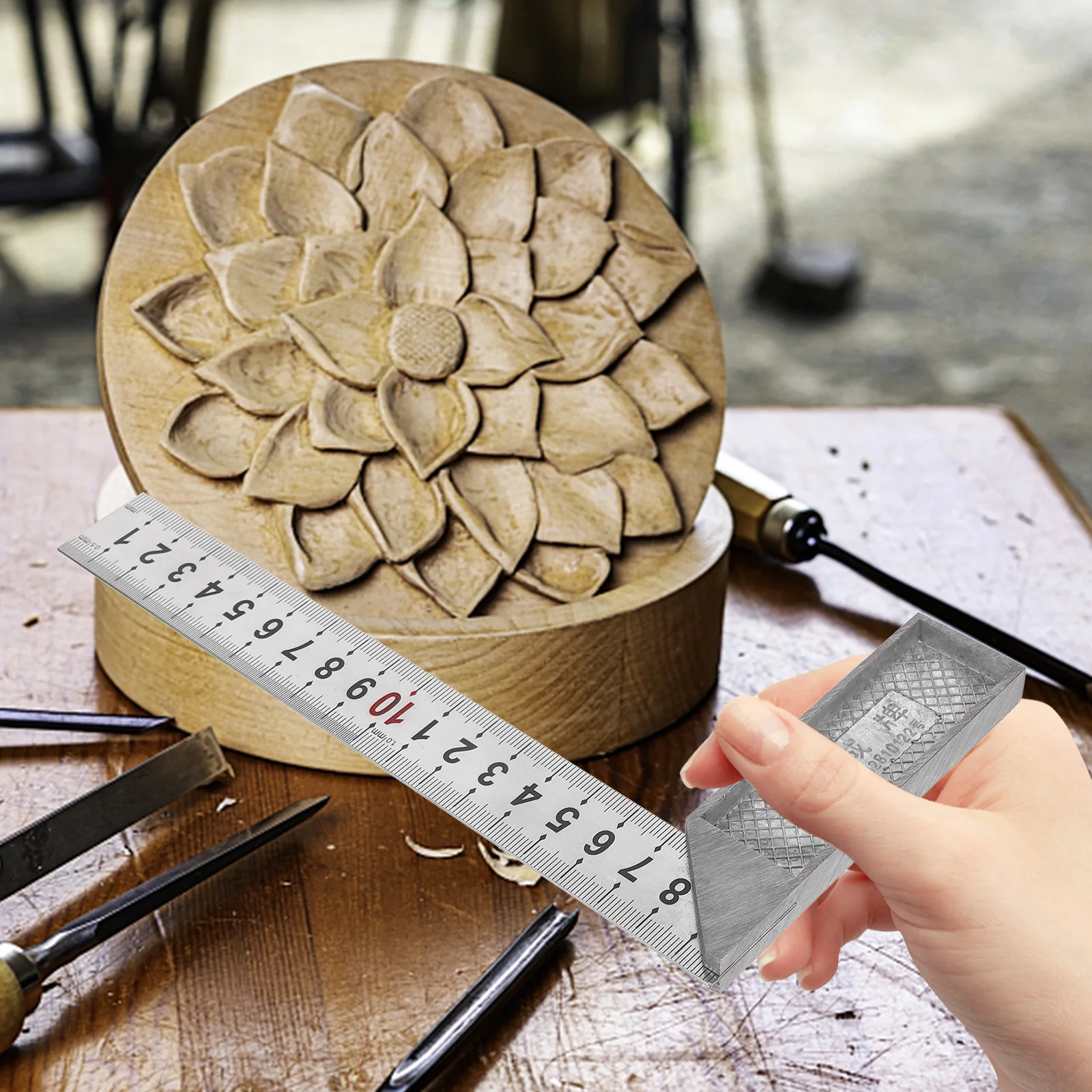 

High Precision 200mm Stainless Steel Right Angle Ruler Carpenter Tool Engineer Square Gauge Measuring Layout Design