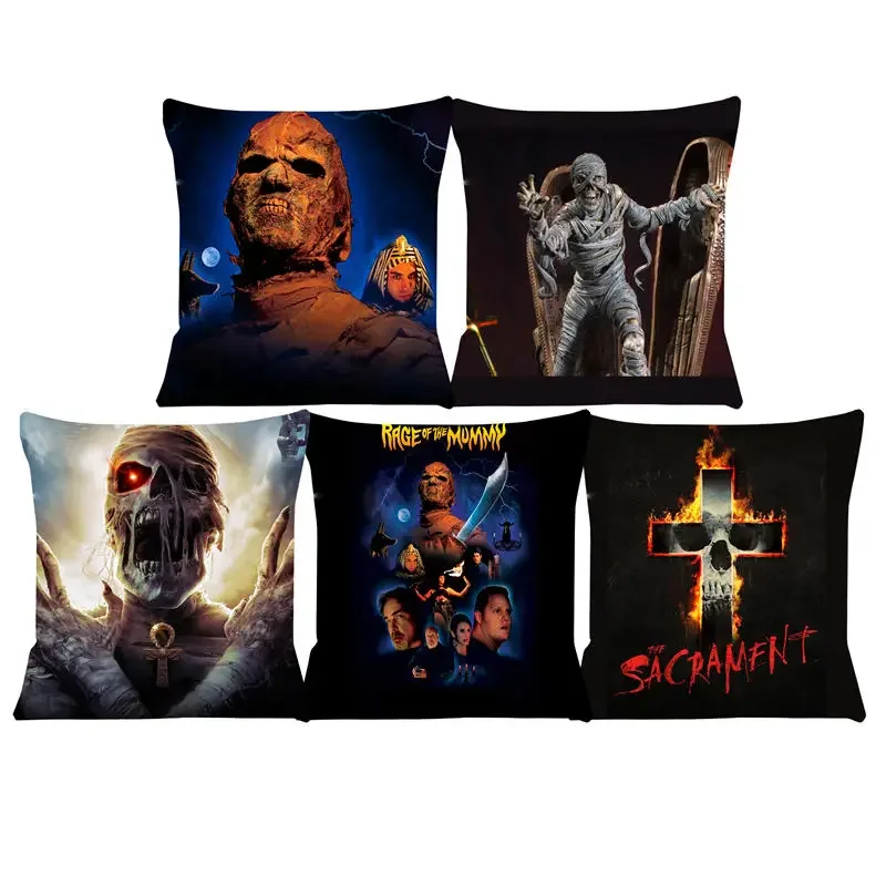 Cushion Cover Horror  Movie Stills Decorate Pillow for chairs Home Decorative cushions for sofa 45x45 Throw Pillow Cover