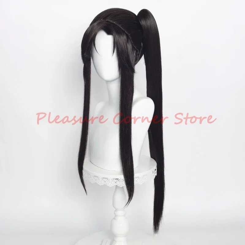 Bear House Hua Cheng San Lang Official Blessing Tian Guan Ci Fu Cosplay شعر مستعار أسود Huacheng Heat 2025 PPT01..