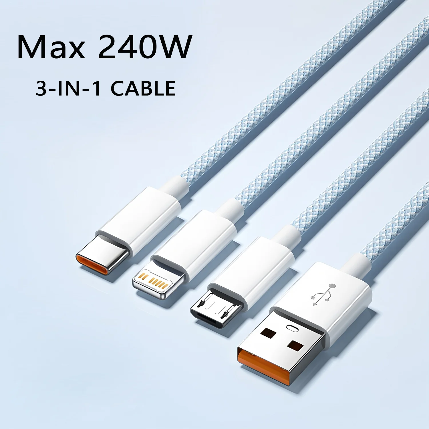 3 In 1 Usb Cable Ty… - image