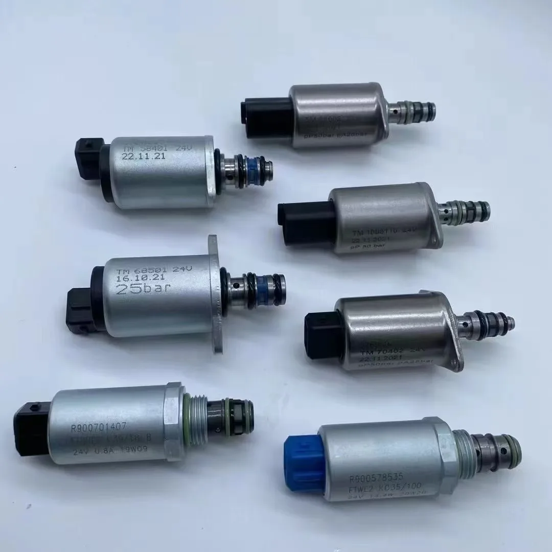 

TM 68501 24V 01.02.21 25bar Solenoid Valve 24V Solenoid Valve Replace Construction Machinery Excavator