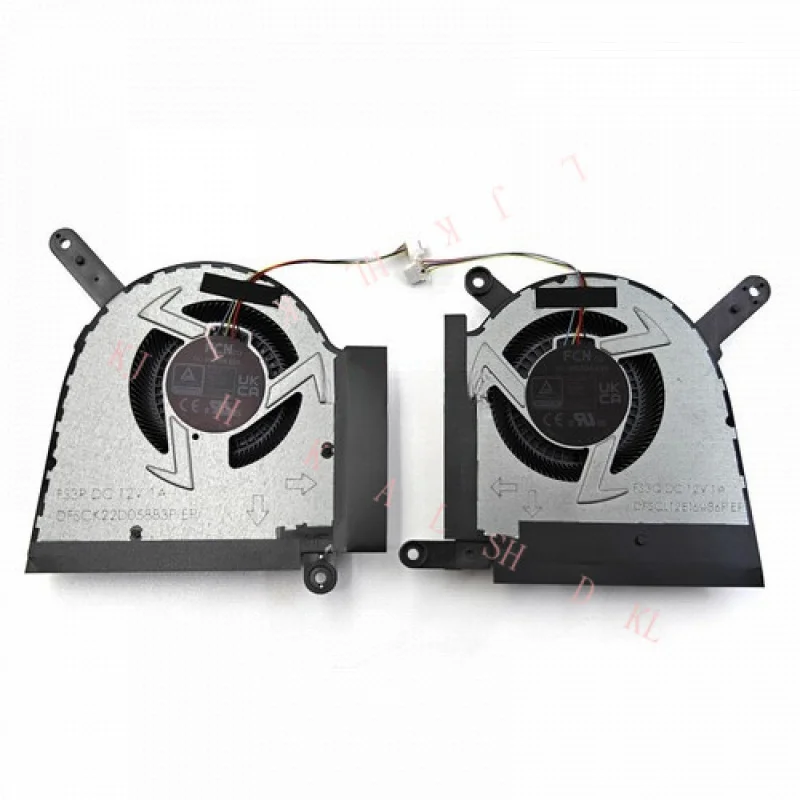 

N Новый для Asus TUF Gaming F16 FX607JV FX607JU FX607VU 2024 Вентилятор охлаждения процессора/GPU 12 В