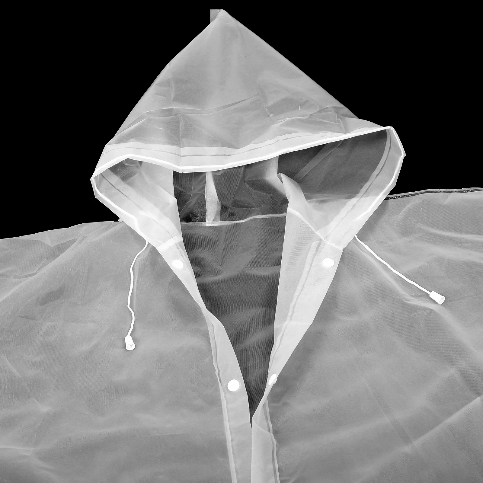 

1Pcs Frosted Adult Raincoat Eva Rain Poncho Waterproof Reusable Lightweight Outdoor Rainwear Hiking Camping Theme Parks