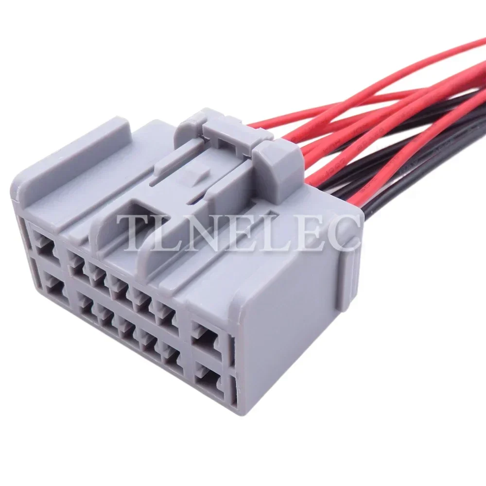 14 Pin Way Automotive Wire Harness Socket with Wires Auto Unsealed Connectors For Chevrolet BUICK 7282-6447-40 7283-6447-40