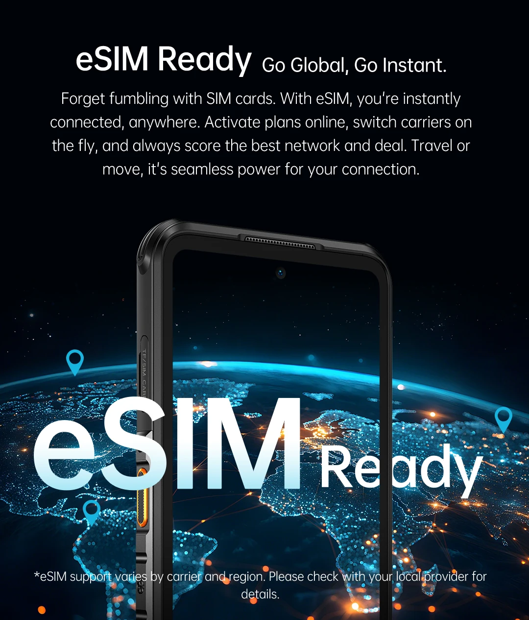 Ulefone RugOne Xever 7 Pro 5G Rugged Phone Thermal Imaging Android 15 Smartphone 512GB ROM 12GB RAM 120Hz AMOLED NFC 5500mAh