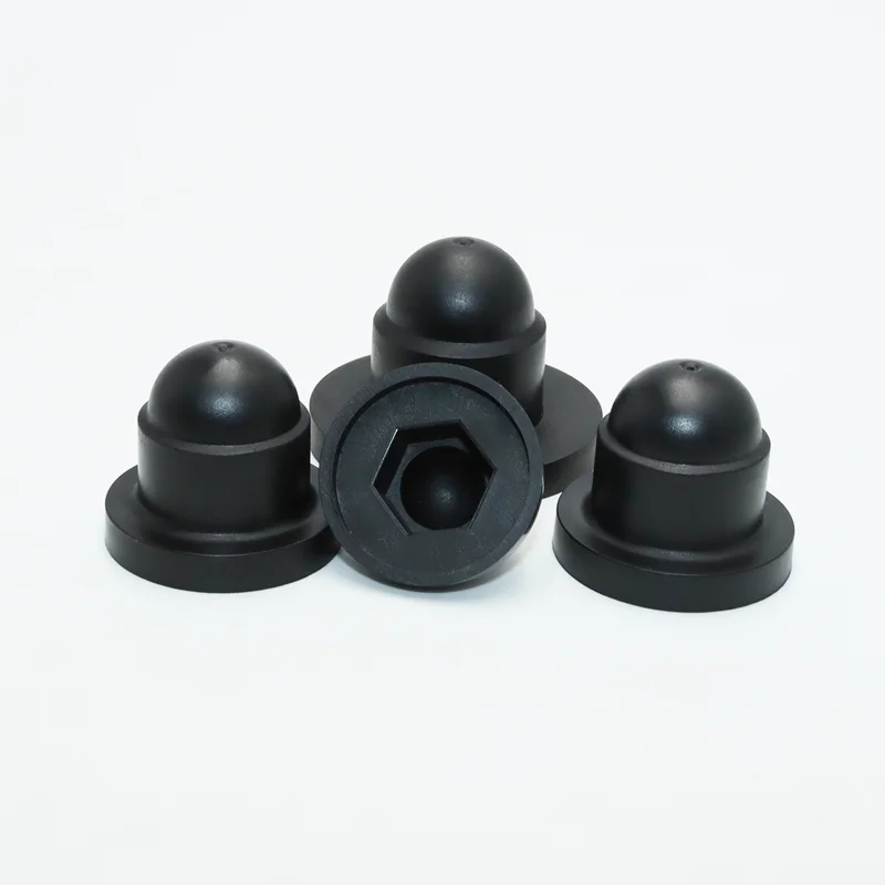 5PCS M8 M10 M12 Black Hexagon Nut Bolt Protective Cap Plastic Decorative Protection Nut Caps Sleeve Screw Cap