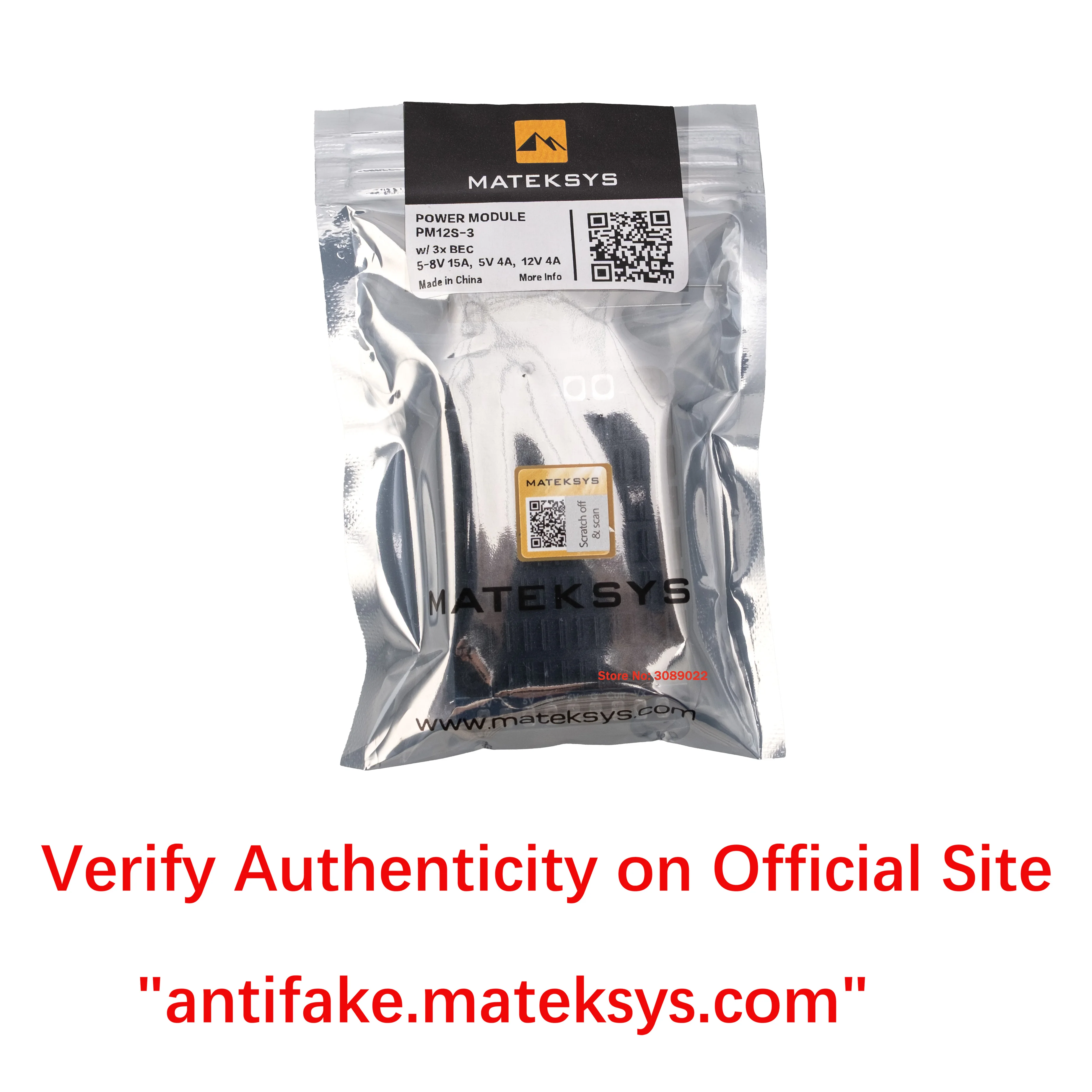 Matek Mateksys PM12S-3 POWER MODULE 9V to 55V independent Step-Down Voltage Regulators  for RC Model Airplane FPV Racing Drone