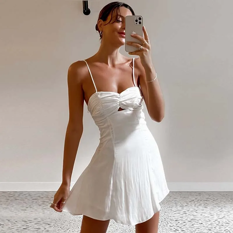 Sexy Sleeveless Bodycon Dress Women Backless Casual Summer Women Black Off Shoulder Strapless Party Vintage Elegant Robe 2022