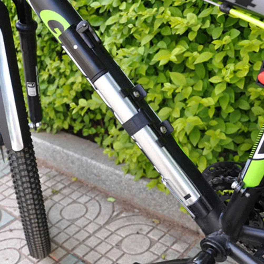 

Mini Portable Bicycle Air Pump For Mountain Bike High Pressure Tire Inflator Multi-Needle Usa French Valve Bike