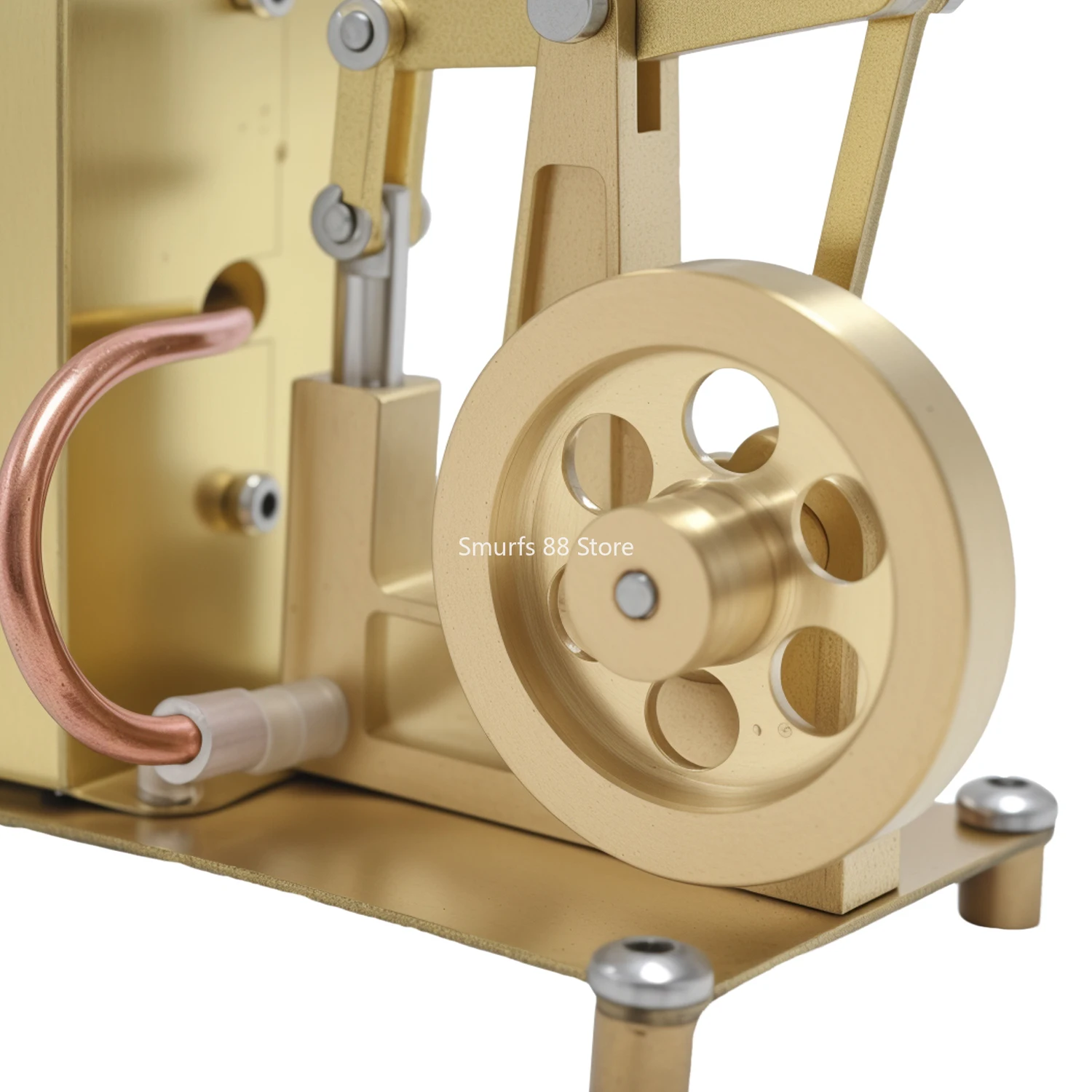 Mini Messing Stoomketel Motor Model Roestvrij Staal Goed Gemaakt Retro Stoomketel Motor Met Veiligheidsklep M89