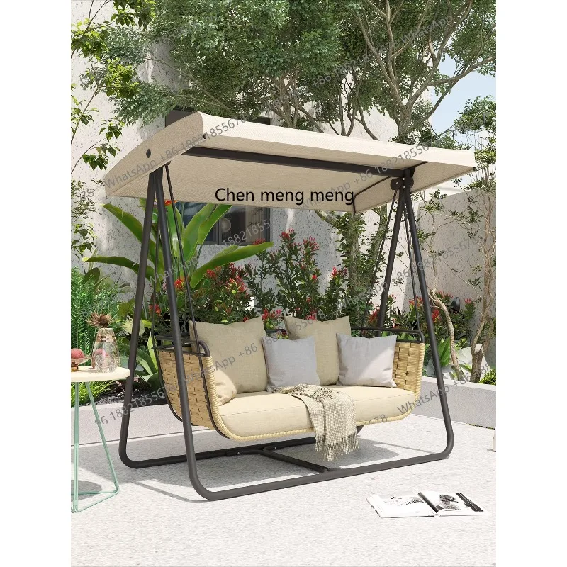 Bed and Breakfast Outdoor Swing Courtyard Villa Double Rocking Chair Garden Outdoor Leisure, Swing