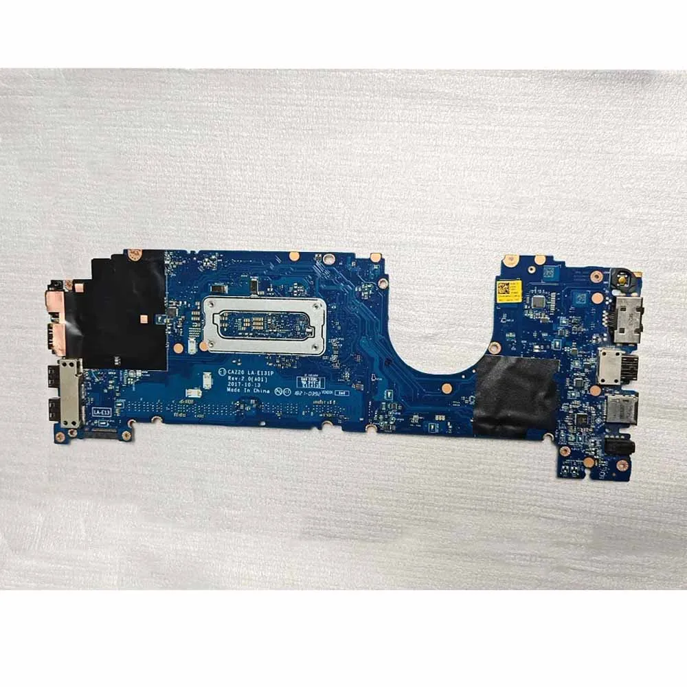 For Latitude 7480 E7480 Laptop Motherboard With I7-7600U CAZ20 LA-E131P Notebook Mainboard Accessories tested 100% work