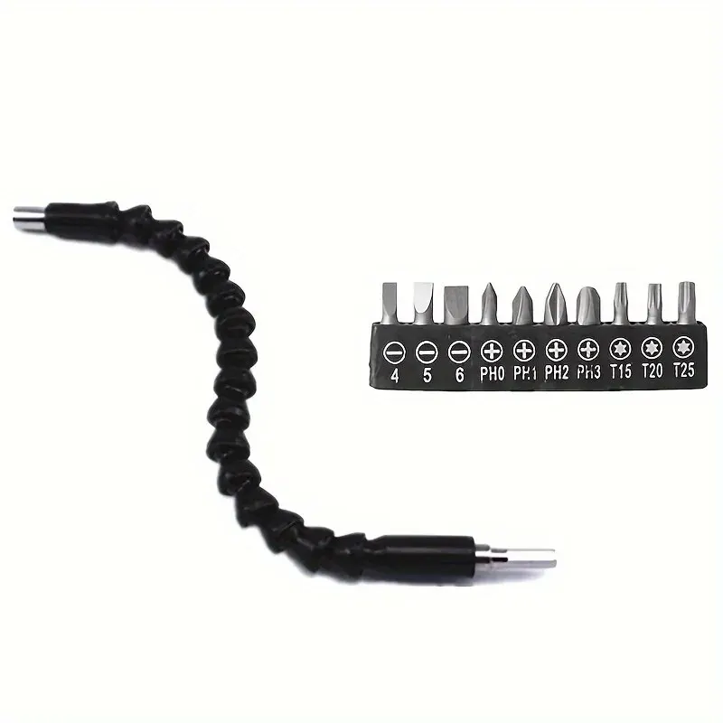 Electric Drill Screwdriver Bit Multifunctional Universal Snake Flexible Hose Cardan Shaft Connection Soft Extension Rod Link