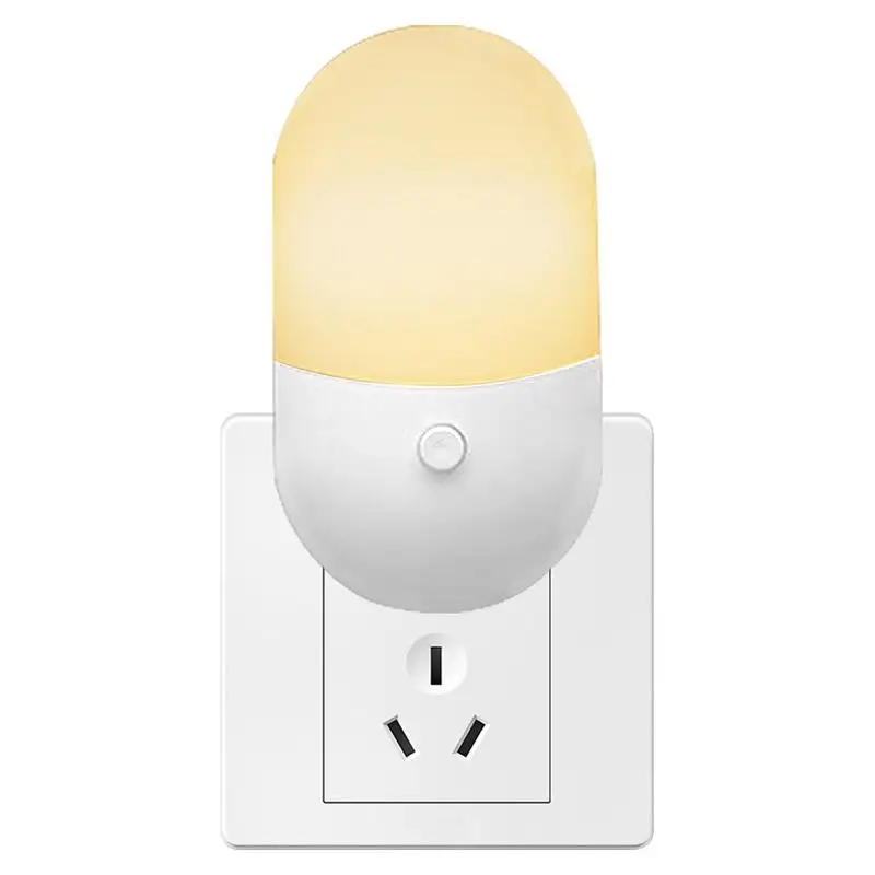 

Plug In Night Light Small Sleep Light White LED Nightlight Dawn To Dusk Night Light Energy-Saving Hallway Night Lights Plug Into