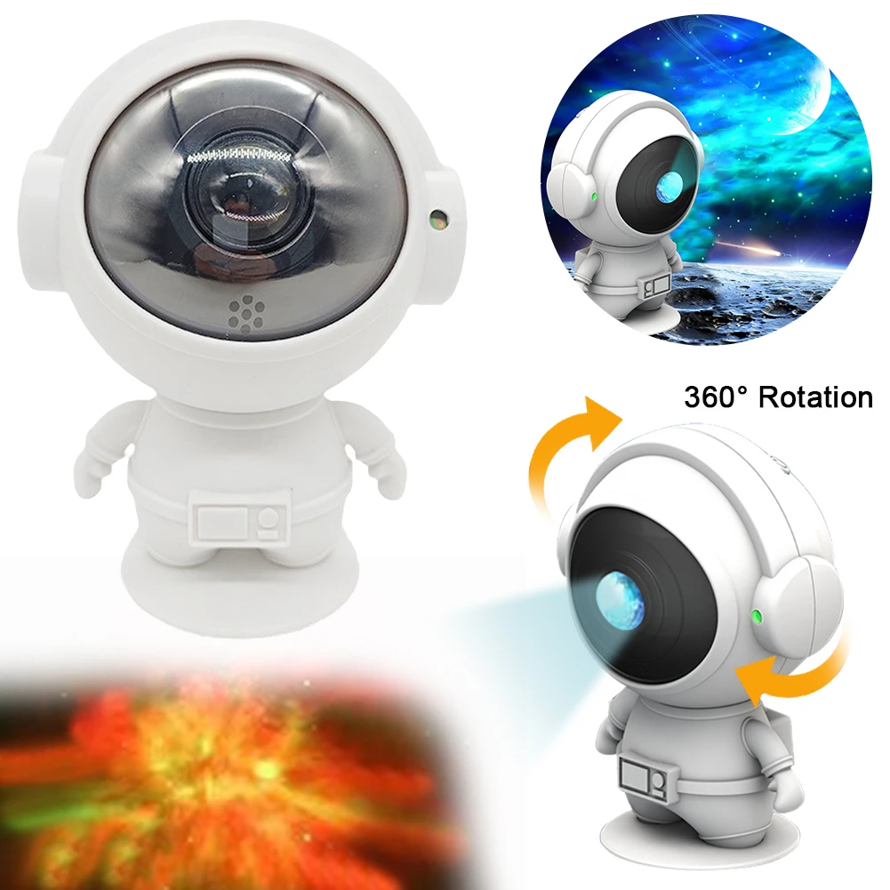 

Astronaut Light Projector with Remote Control 6 Lighting Modes Star Galaxy Projector Ceiling Projection Lamp for Kids Room Decor