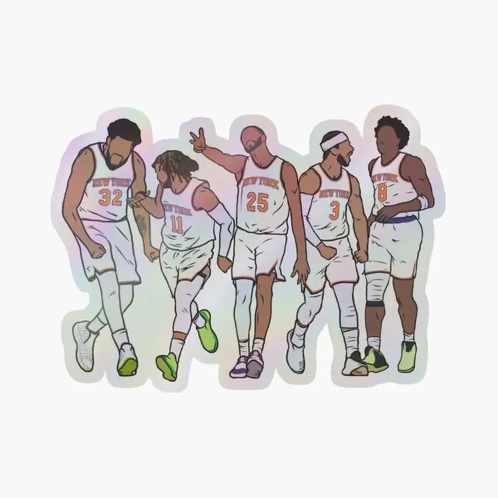 

KAT, Brunson, Mikal, Hart & OG Holographic Sticker for Laptop Decor Bedroom Car Cute Cartoon Art Fashionable Public Suitcase