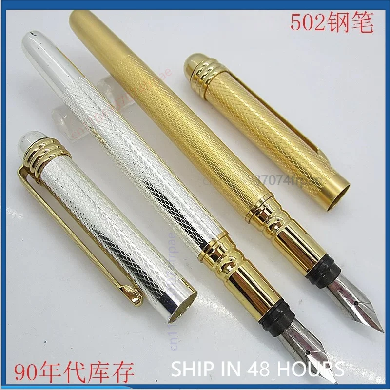 中細露出ペン先ヴィンテージ万年筆-ウィングサン-ラッキー-502-用-日常練習用-カップル-コレクション用品-2本