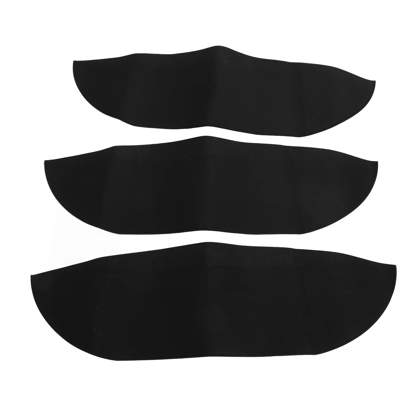 

3Pcs Black Planter Basket Liners Felt Fabric Window Box Liner Replacement For Hanging Plant Flower Garden Fence