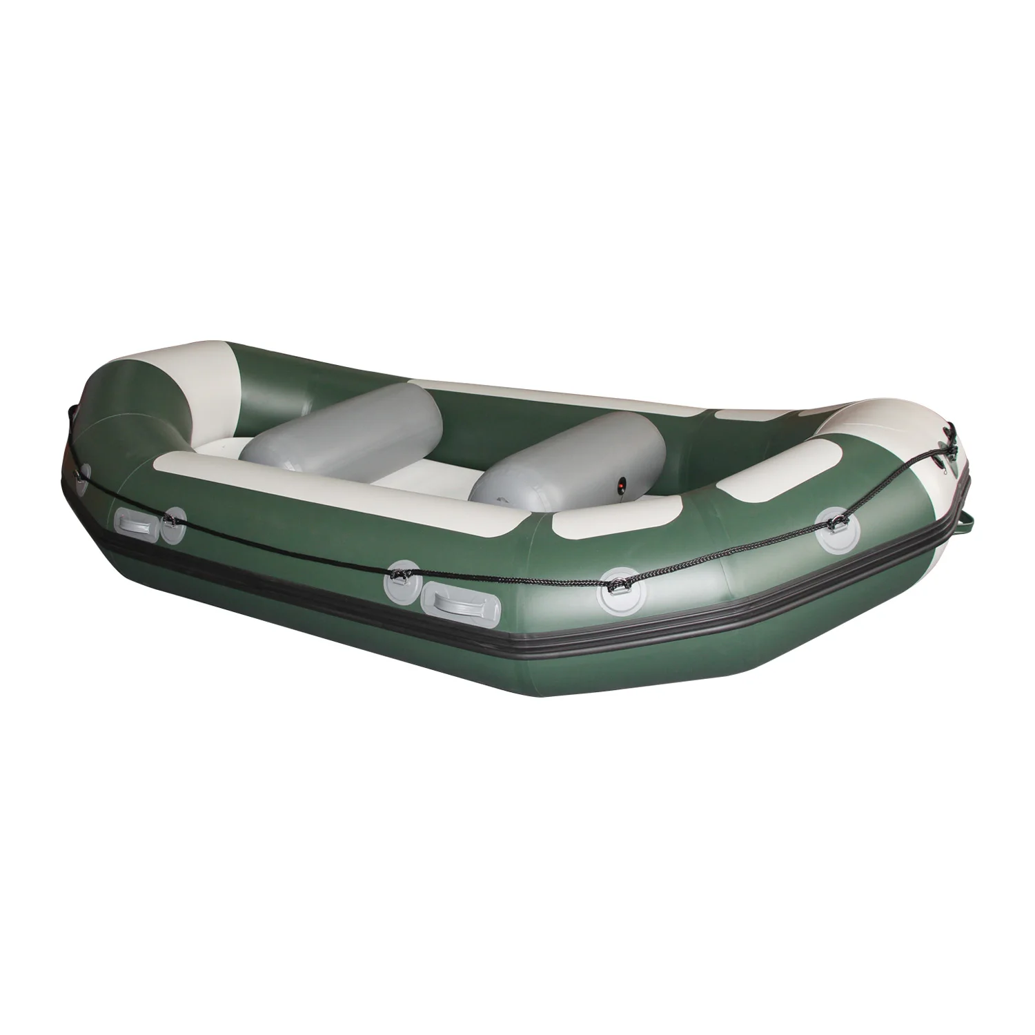 Factory PVC Inflatable Adventure Raft, 6-8 People White Water Lake Boat For Racing Drifting Rowing