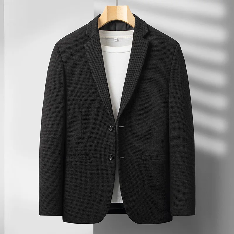 2023 High Quality Men Fashion Handsome Leisure Business Everything Trends  Autumn and Winter  Blazers  Single Breasted  M-4XL