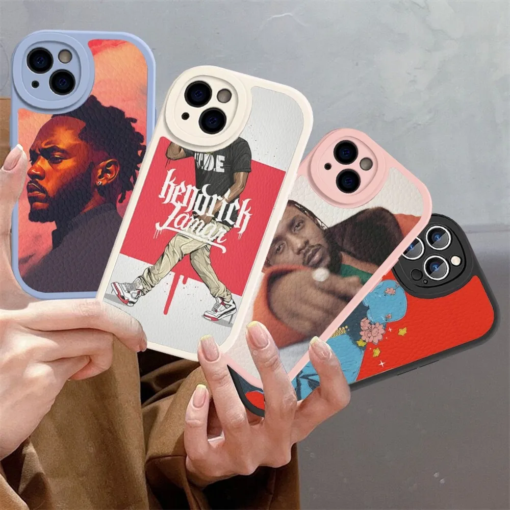 Rapper K-Kendrick L-Lamar Phone Case Hard Leather For IPhone 16 15 14 13 12 Mini 11 14 Pro Max Xs X Xr 7 8 Plus Fundas