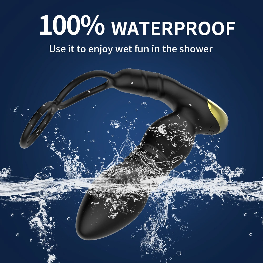 APP التحكم اللاسلكي تلسكوبي بعقب المكونات الشرج هزاز البروستات تدليك تأخير القذف القضيب الدائري الجنس لعب للرجال الكبار