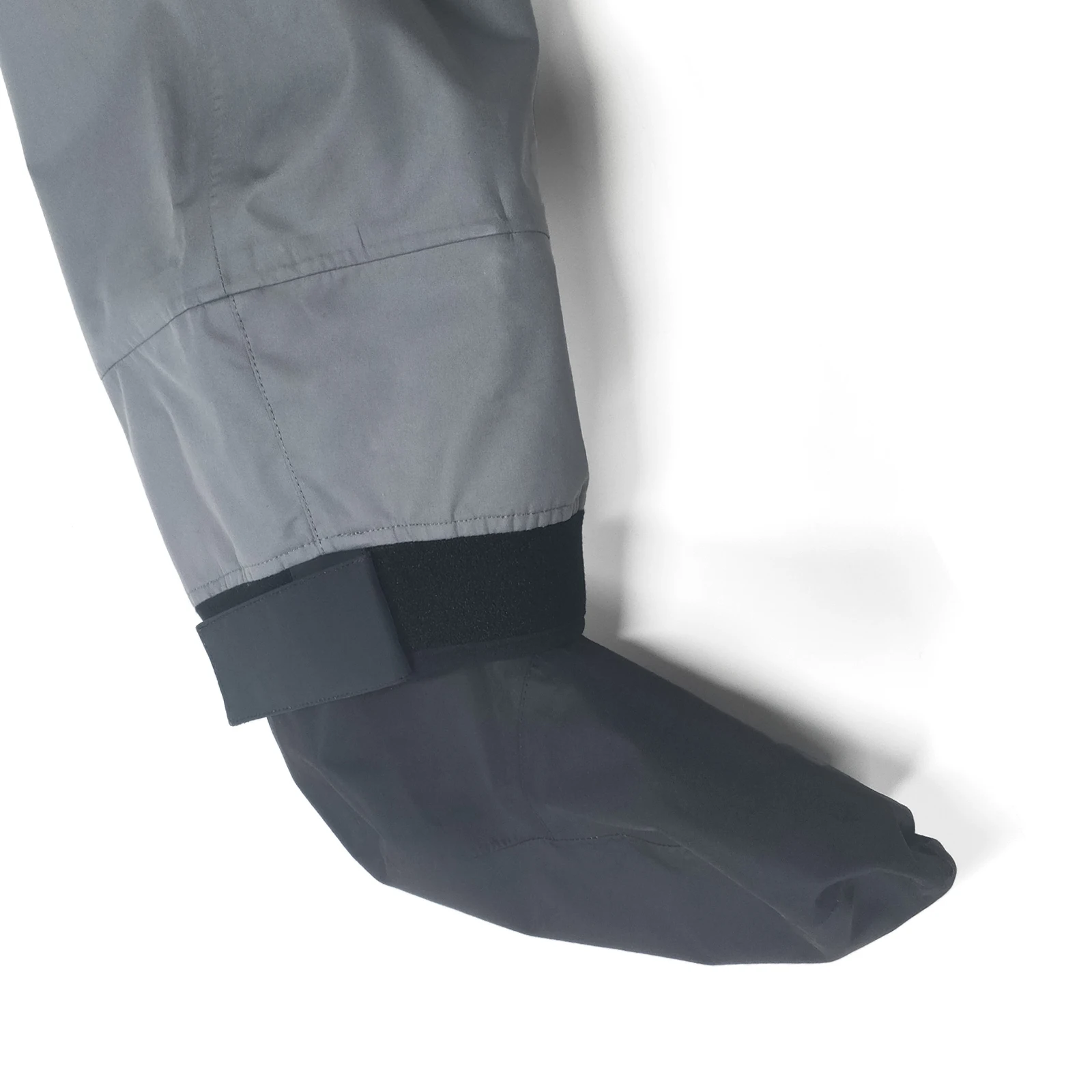 Dreilagige wasserdichte Angelhose für Herren, wasserdichte Hose mit hoher Taille, Socken aus dem gleichen Material, für kalte Tage, hohe Taille und – Detail 4