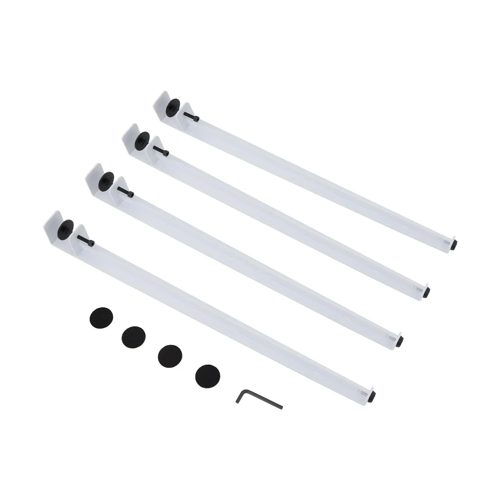 

Table Clamp Legs, 28 英寸 Adjustable Metal Table Legs, 4 件 F-Shape Dining Desk Legs for Coffee Table Furniture Console, Table Legs
