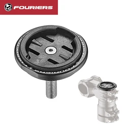 Fouriers HA-S027 Bike Stem Top Cap Headset Cover Bicycle Computer Mount for GARMIN Edge Bryton MIO Wahoo IGPSPORT GPS Mount