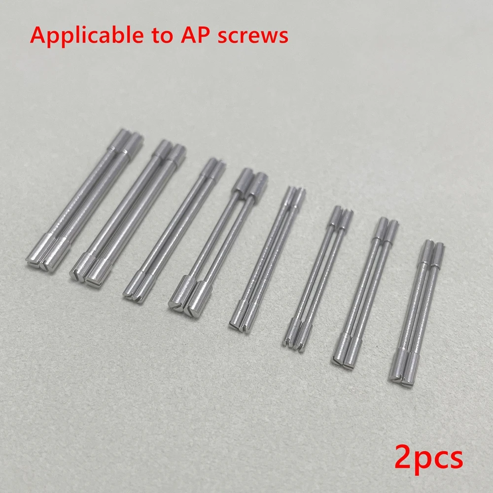 2 pieces of stainless steel straps/belt fasteners suitable for AP Audemars Piguet watch screw accessories fixing rods