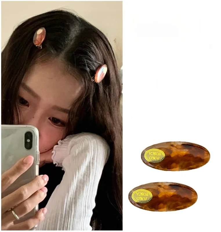 

Корейская винтажная овальная заколка для волос, зажим для бахромы, лето 2022, аксессуары Faion, аксессуары для волос