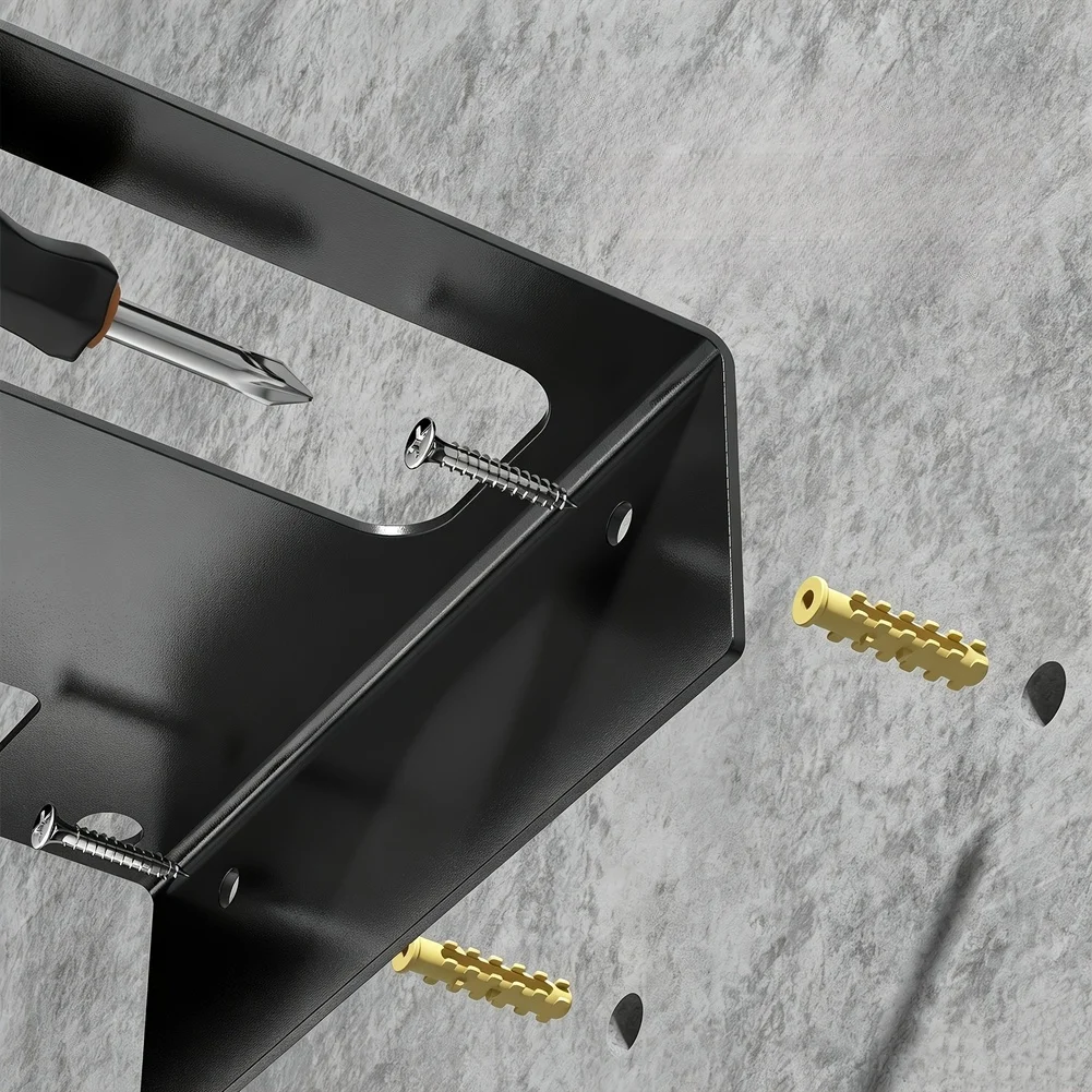 

Metal Chainsaw Storage Rack Wall Mounted Tool Holder Organizer For Cutting Machine Saw Workshop Garage Equipment Accessories