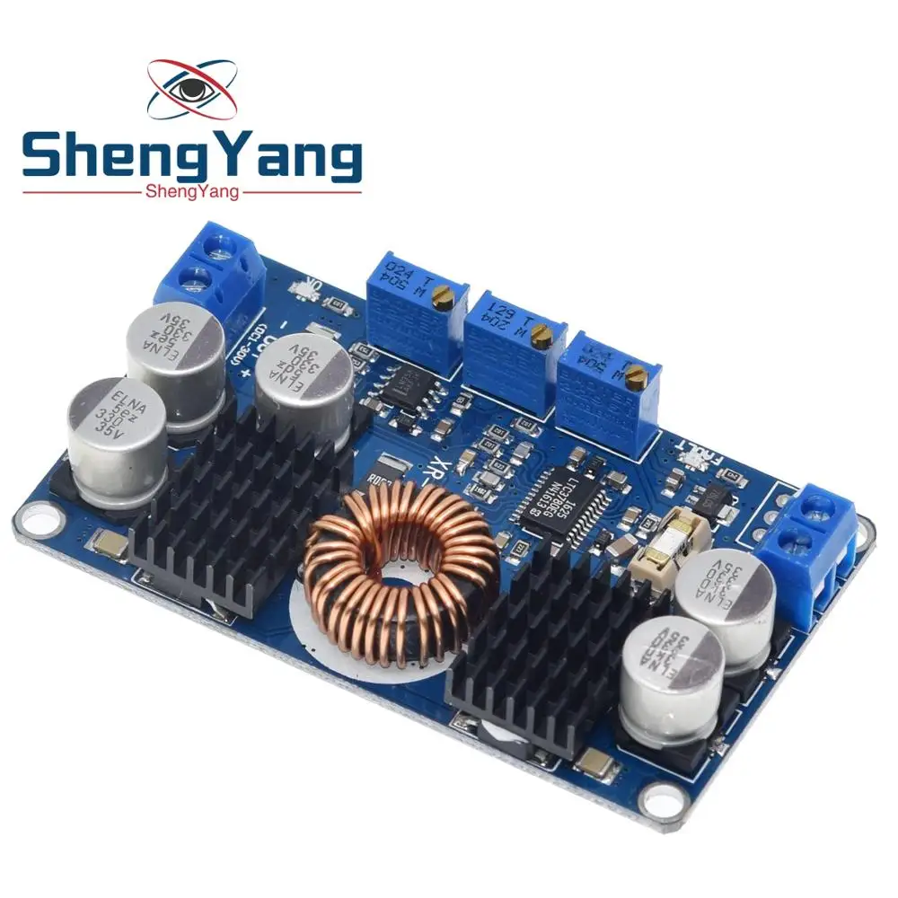 TZT LTC3780 DC-DC 5-32V to 1V-30V 10A Automatic Step Up Down Regulator Charging Module Power supply module